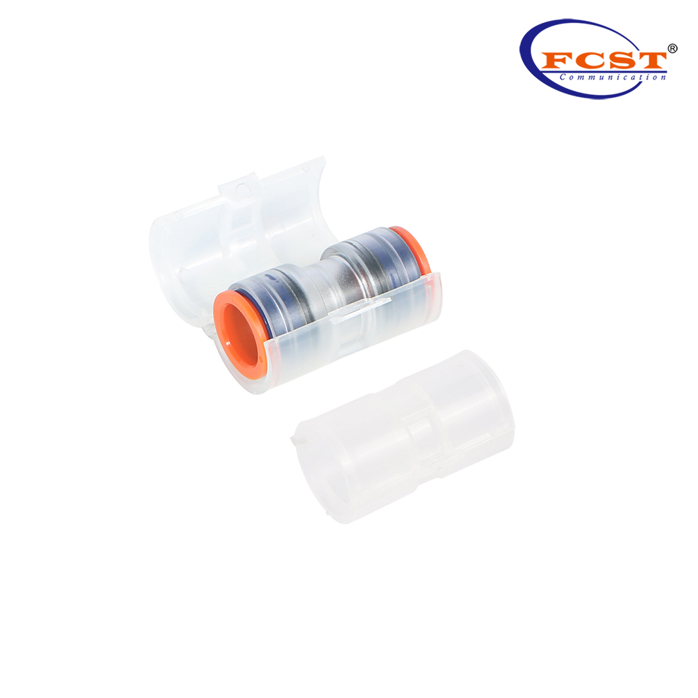 5/3.5mm 7/3.5mm 12/10mm 4/10mm Push-Fit Polyethylene Micro Duct Straight Connector for Telcome Duct Connectors